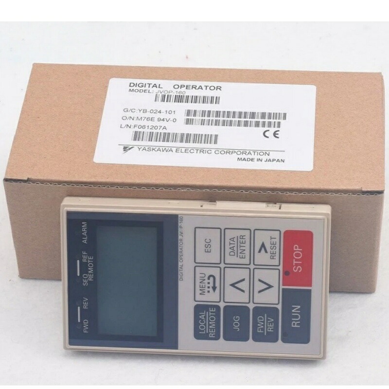 新品★貨物輸送無料★Yaskawa JVOP-160 Operating Keypad for F7, P7 Drive★1年引き請ける