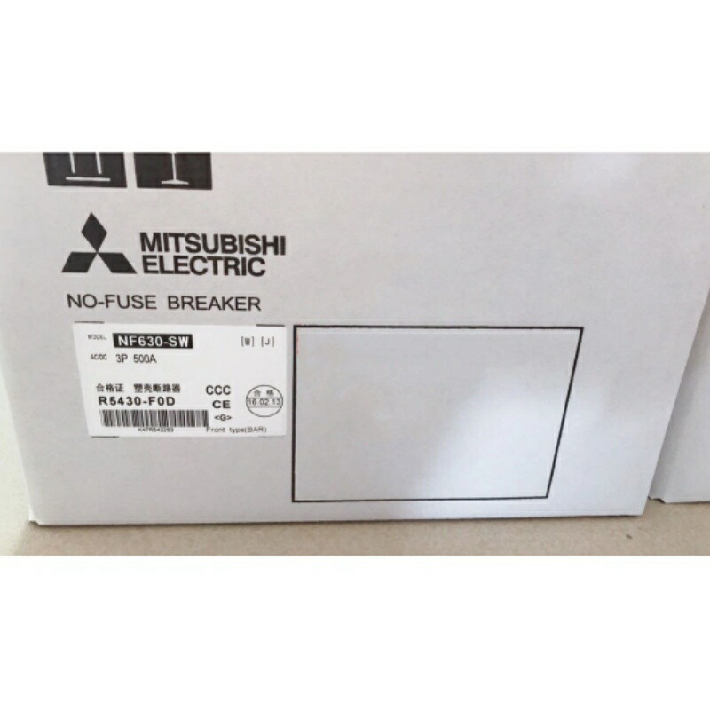 新品★貨物輸送無料★MITSUBISHI 三菱電機 NF630-SW. 3P. 500A★1年引きうける