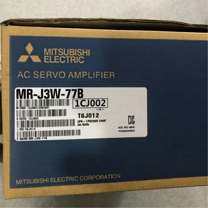 新品★貨物輸送無料★MITSUBISHI/三菱 MR-J3W-77B サーボ運転★1年引き請ける