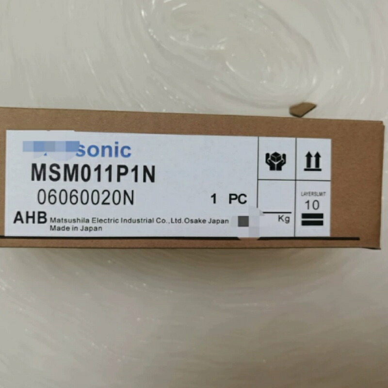 新品★貨物輸送無料★PANASONIC/パナソニック サーボ原動機MSM011P1N★1年引きうける