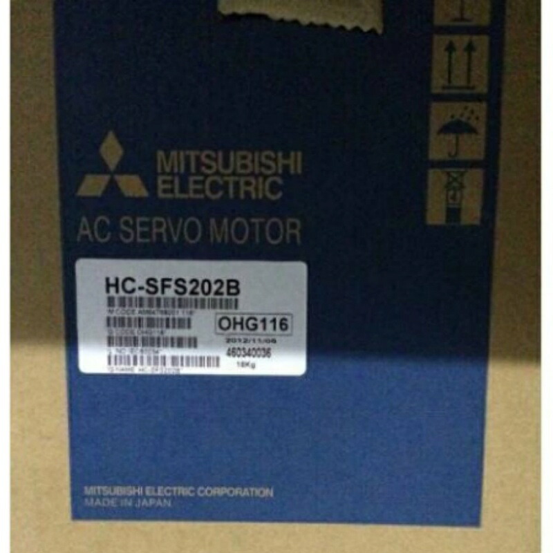 新品★貨物輸送無料★MITSUBISHI 三菱電機 ACサーボ原動機 HC-SFS202B ★1年引きうける