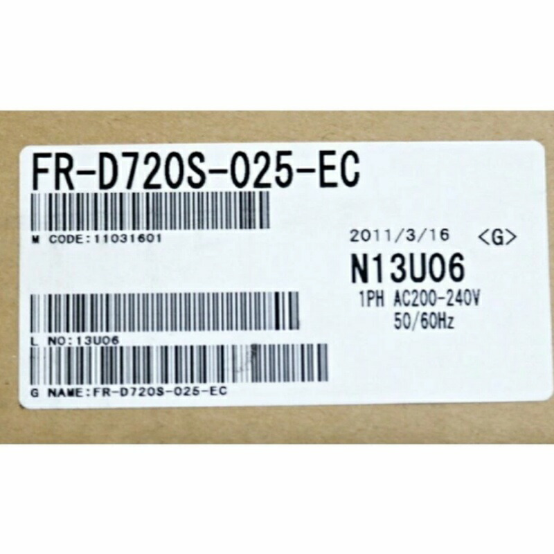 新品★貨物輸送無料★MITSUBISHI 三菱電機 FR-D720S-025-EC はたご屋取り替えっこ★1年引きうける