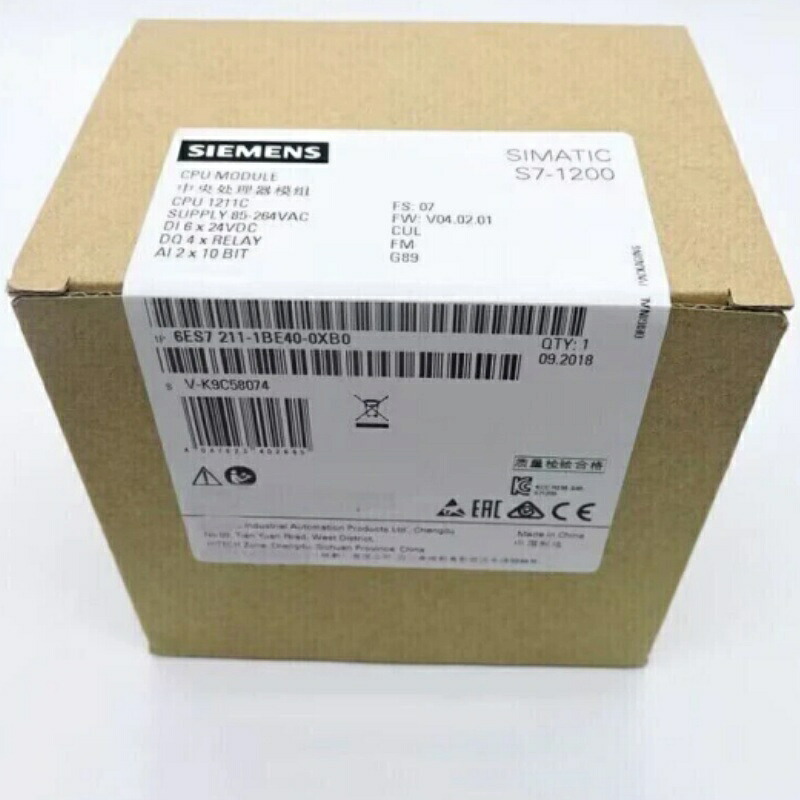 新品★貨物輸送無料★Siemens 6ES7211-1BE40-0XB0★1年引きうける