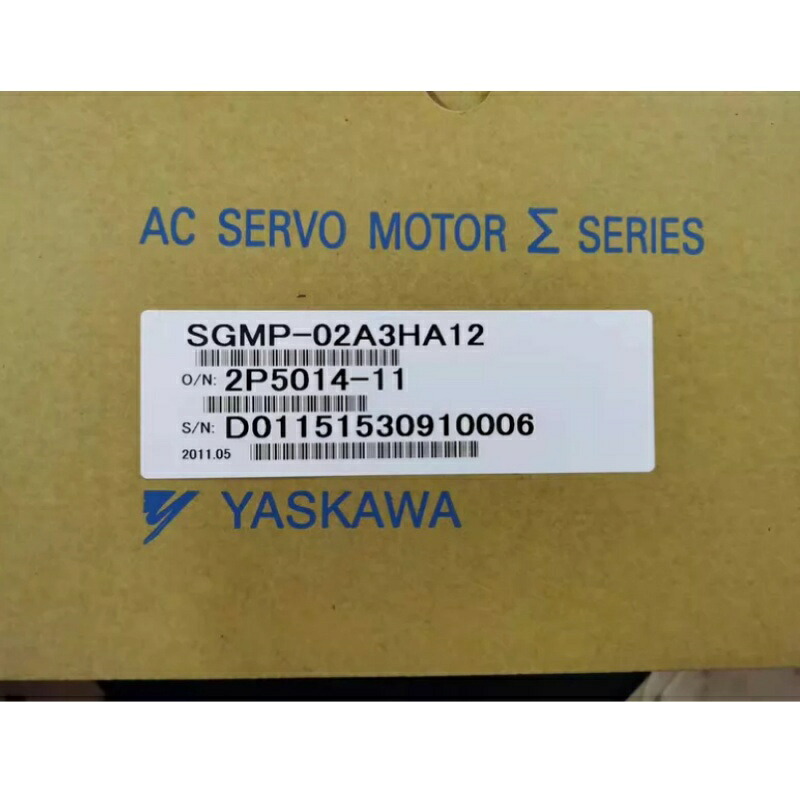 新品★貨物輸送無料★YASKAWA / 安川電機 サーボ原動機 SGMP-02A3HA12★1年引きうける