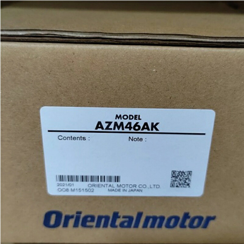 新品★貨物輸送無料★ORIENTAL MOTOR AZM46AK★1年引き請ける