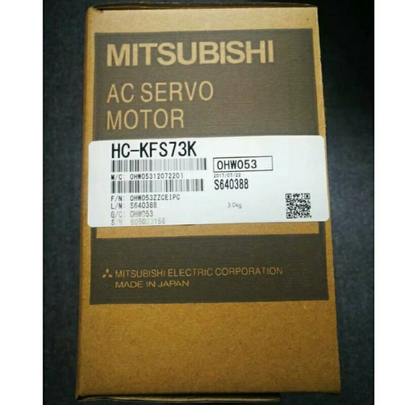 新品★貨物輸送無料★MITSUBISHI 三菱電機 HC-KFS73K サーボ原動機 ★1年引きうける