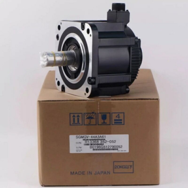 新品★貨物輸送無料★YASKAWA / 安川電機 サーボ原動機 SGMGV-44A3A61★1年引きうける