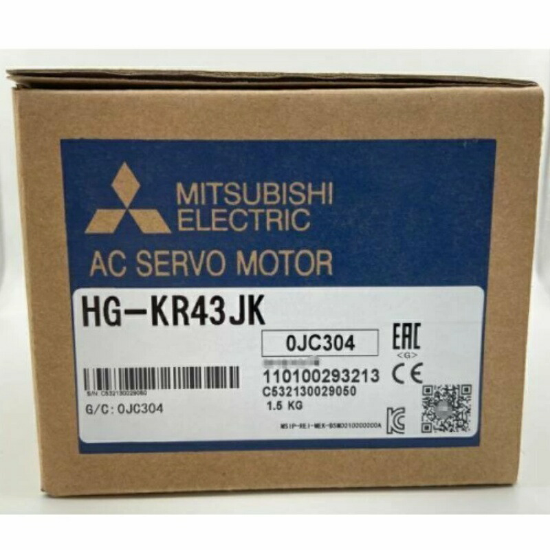 新品★貨物輸送無料★三菱 サーボ原動機 HG-KR43JK★1年引きうける