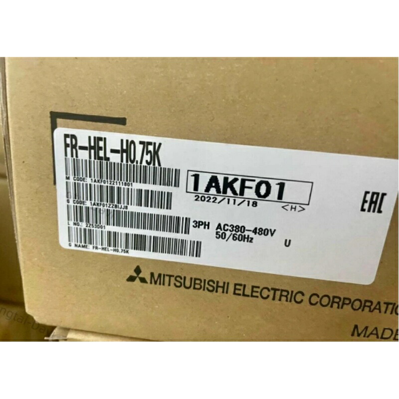 新品★貨物輸送無料★MITSUBISHI 三菱電機 FR-HEL-H0.75K インバータ★1年引き請ける