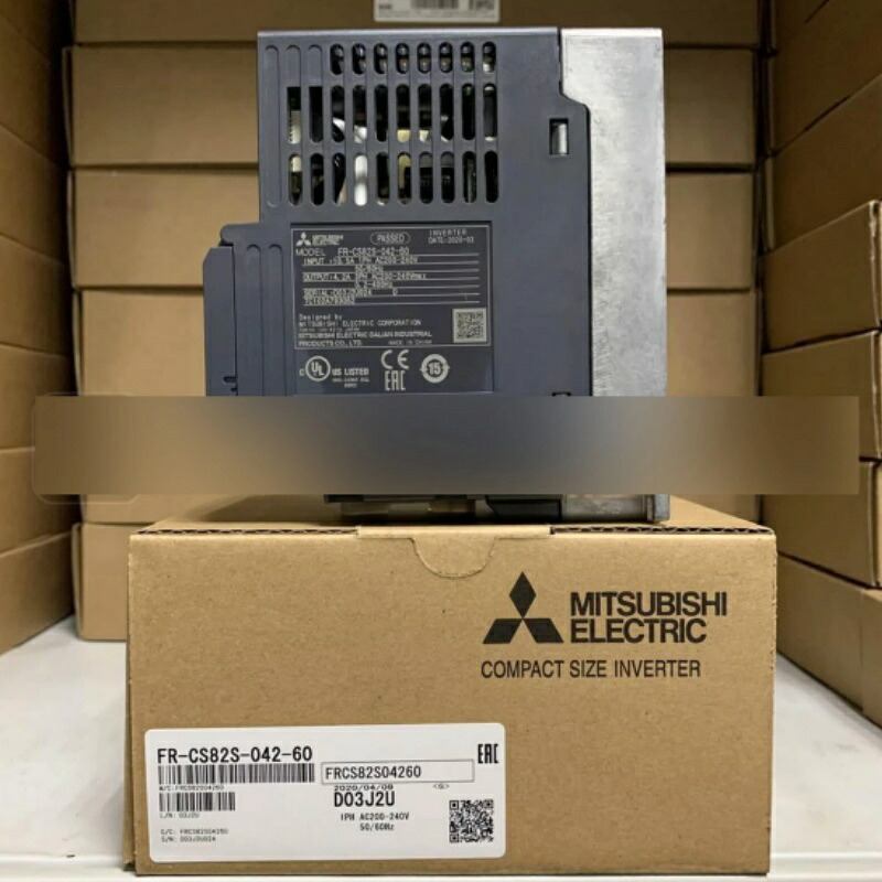 新品★貨物輸送無料★MITSUBISHI 三菱電機 FR-CS82S-042-60 0.75KW AC200-240V はたご屋取り替えっこ★1年引き請ける