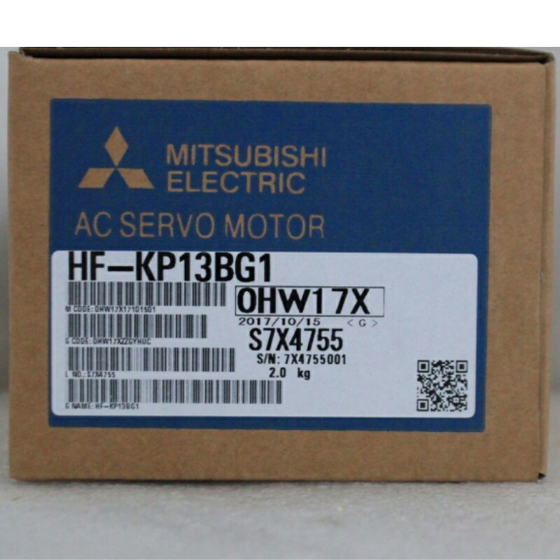 新品★貨物輸送無料★MITSUBISHI 三菱電機 HF-KP13BG1 サーボ原動機★1年引き請ける