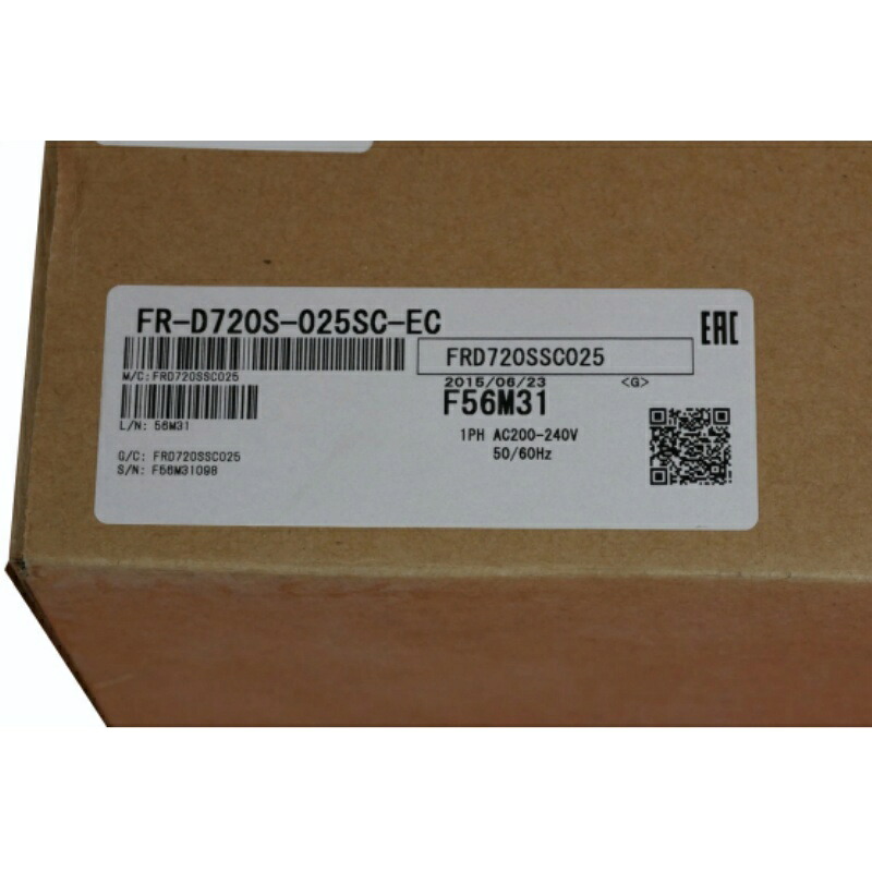 新品★貨物輸送無料★MITSUBISHI 三菱電機 FR-D720S-025SC-EC はたご屋取り替えっこ★1年引き請ける