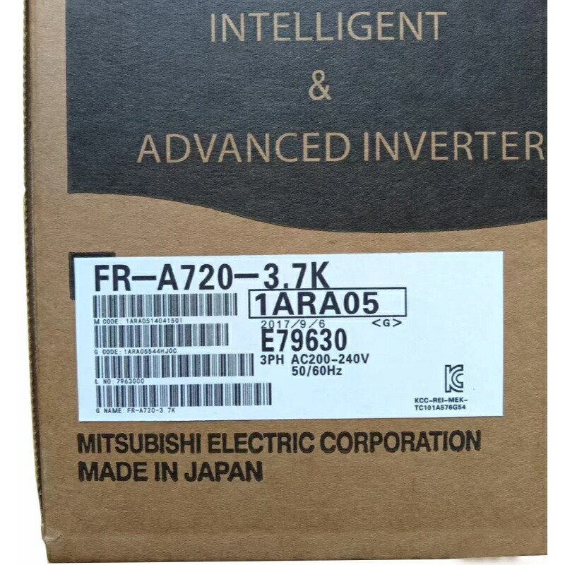 新品★貨物輸送無料★MITSUBISHI 三菱電機 FR-A720-3.7K はたご屋取り替えっこ★1年引きうける