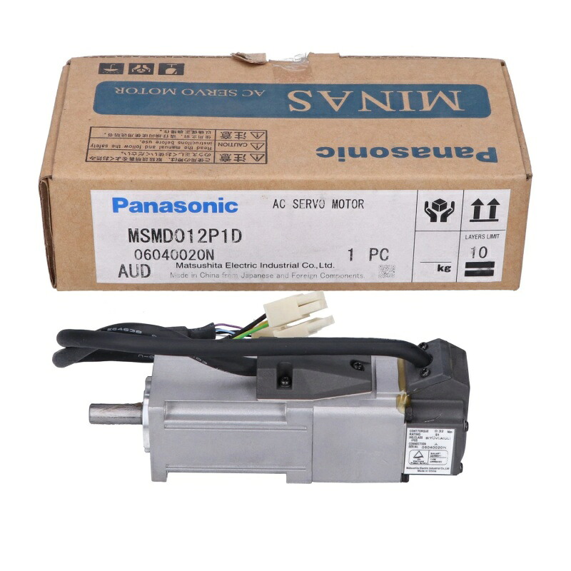新品★貨物輸送無料★PANASONIC/パナソニック サーボ原動機MSMD012P1D★1年引き受ける