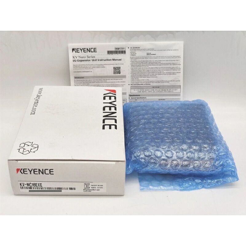 新品★貨物輸送無料★KEYENCE キーエンス 取りひろげるインプット社会的単位 KV-NC16EXE★1年引き請ける