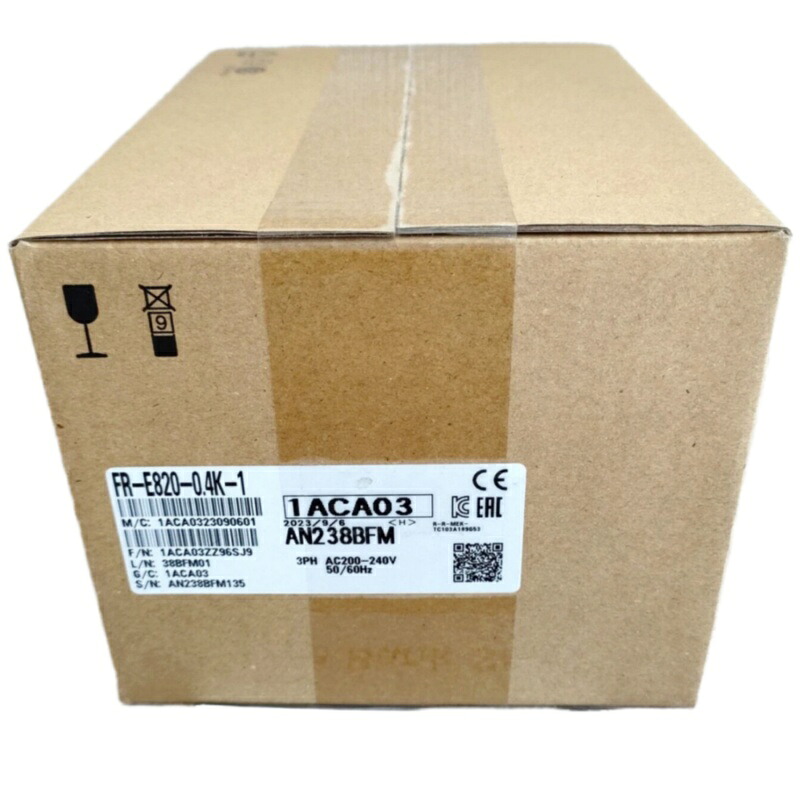 新品★貨物輸送無料★MITSUBISHI三菱電機 FR-E820-0.4K-1 用高役立つこと・高性能インバータ★1年引き請ける