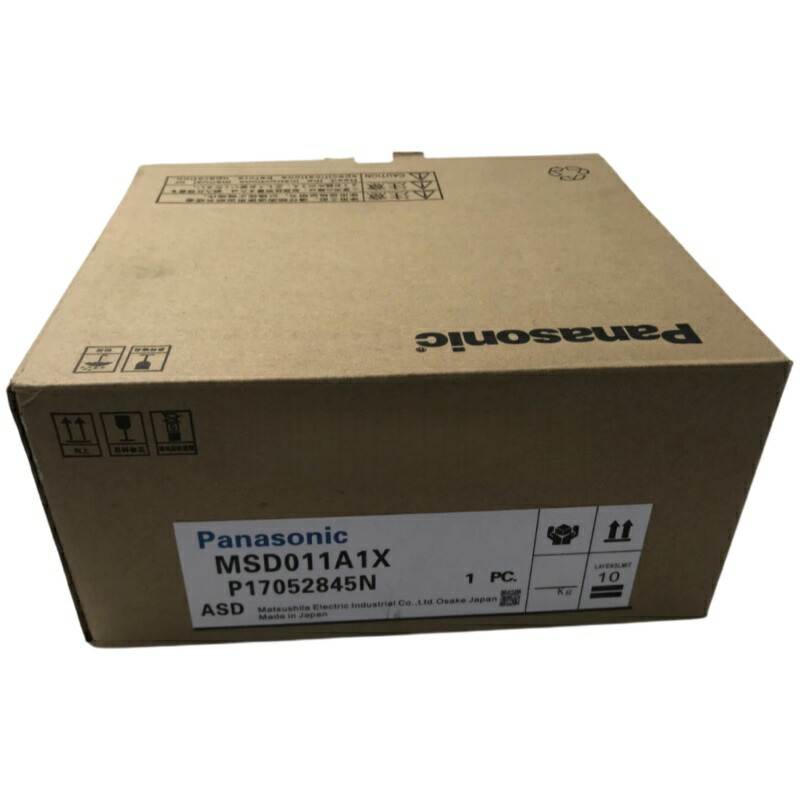 新品★貨物輸送無料★PANASONIC/パナソニック サーボ原動機 MSD011A1X★1年引き受ける