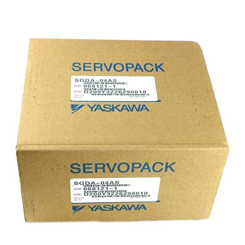新品★貨物輸送無料★YASKAWA / 安川電機 SGDA-04AS サーボ１番ウッド★1年引き受ける