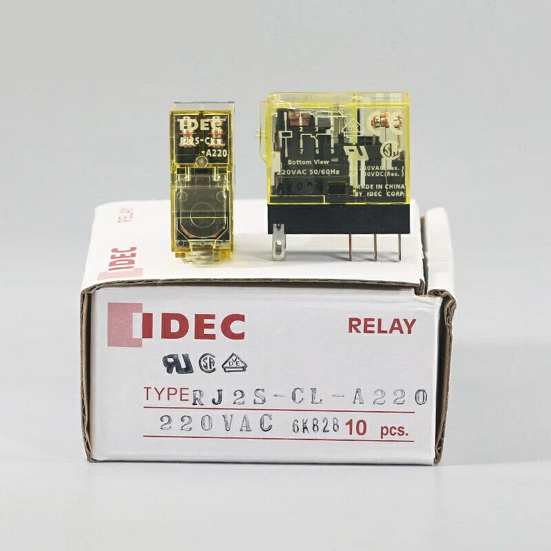 新品★貨物輸送無料★100個入仕掛ける IDEC アイデック RJ2S-CL-A220 RJシリーズスリムパワーリレー★1年引き受ける