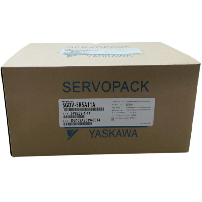 新品★貨物輸送無料★YASKAWA / 安川電機 サーボドライバ SGDV-5R5A11A★1年引き受ける