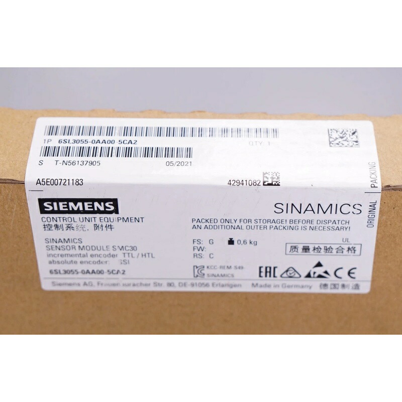 新品★貨物輸送無料★ジーメンス SIEMENS 6SL3055-0AA00-5CA2★1年引き受ける