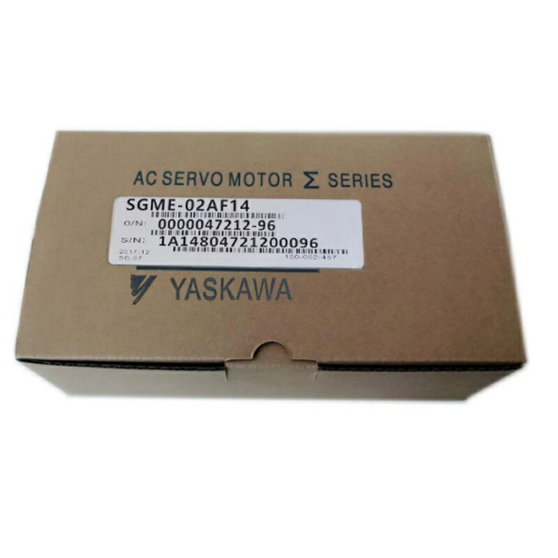新品★貨物輸送無料★YASKAWA / 安川電機 サーボ原動機 SGME-02AF14★1年引きうける