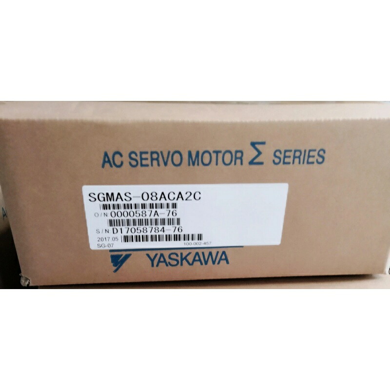 新品★貨物輸送無料★YASKAWA サーボ原動機 SGMAS-08ACA2C★1年引き請ける