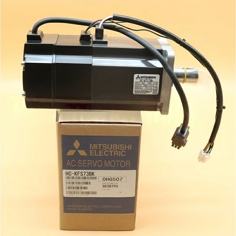 新品★貨物輸送無料★MITSUBISHI 三菱電機 HC-KFS73BK ACサーボ原動機★1年引き請ける