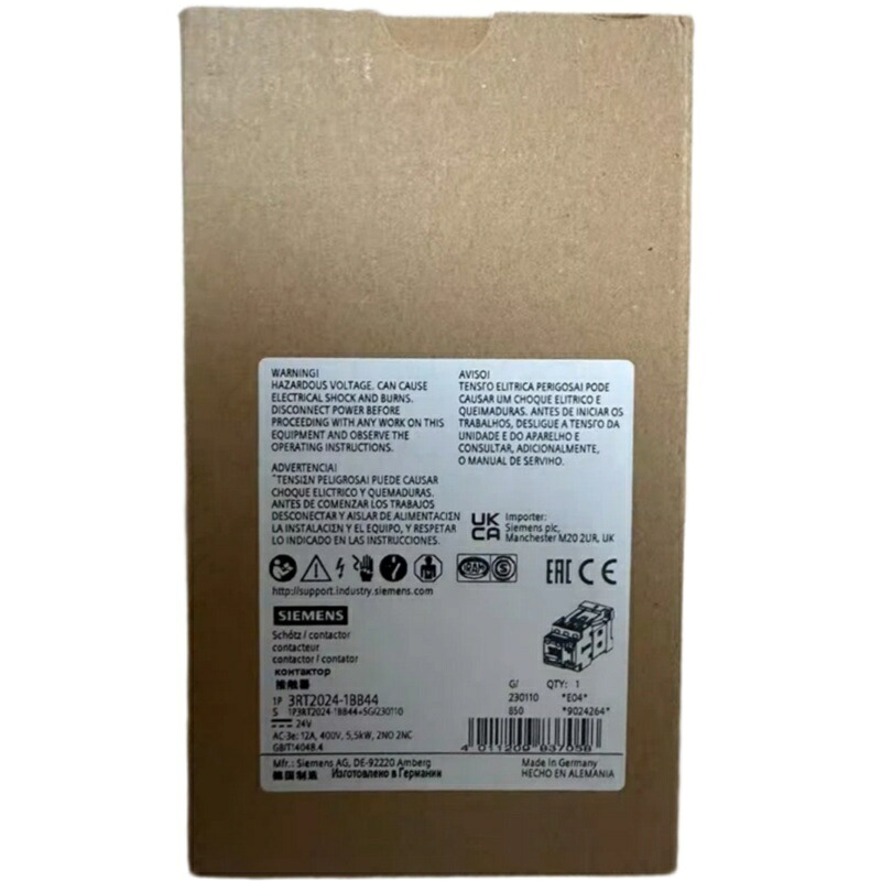 新品★貨物輸送無料★Siemens ジーメンス 可逆形電磁当たること器 24 V dc 3極 3RT2024-1BB44 ★1年引きうける