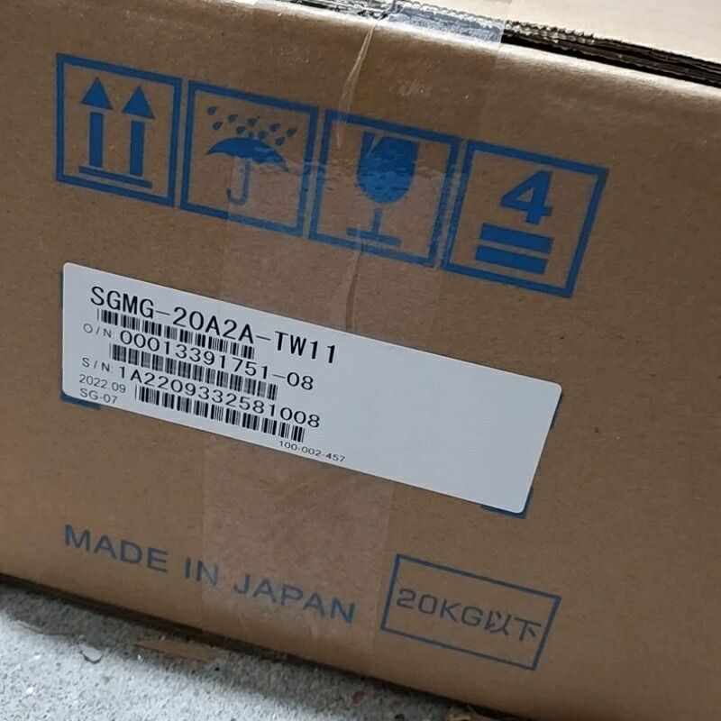 新品★貨物輸送無料★YASKAWA / 安川電機 サーボ原動機 SGMG-20A2A-TW11★1年引きうける