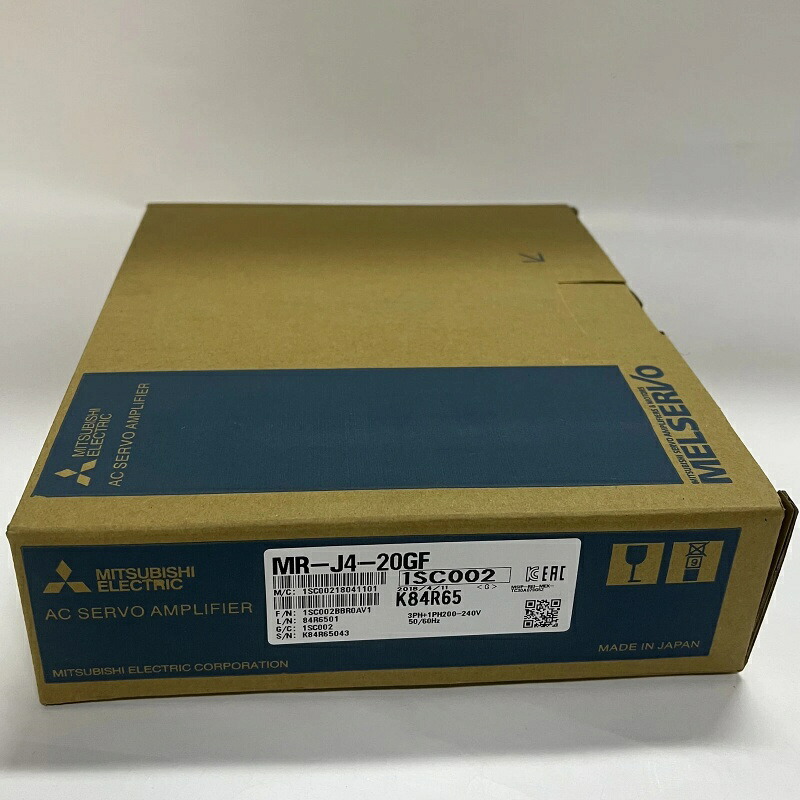 新品★貨物輸送無料★MITSUBISHI 三菱 MR-J4-20GF サーボ★1年引きうける