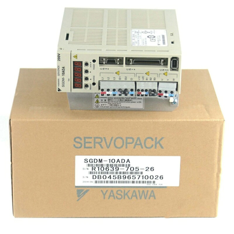 新品★貨物輸送無料★YASKAWA / 安川電機 SGDM-10ADA サーボ原動機★1年引きうける