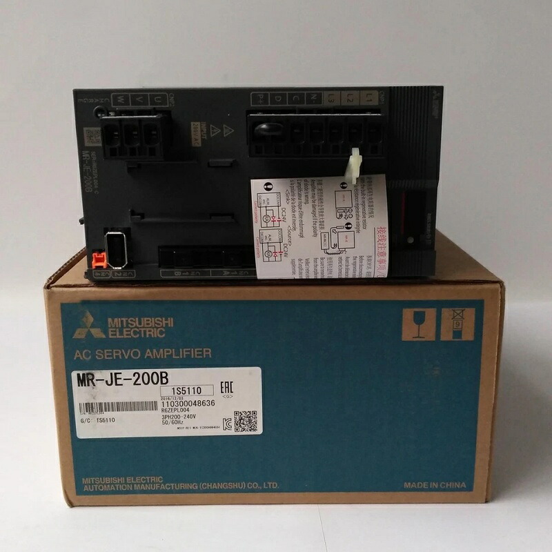 新品★貨物輸送無料★MITSUBISHI 三菱電機 MR-JE-200B サーボ運転★1年引きうける