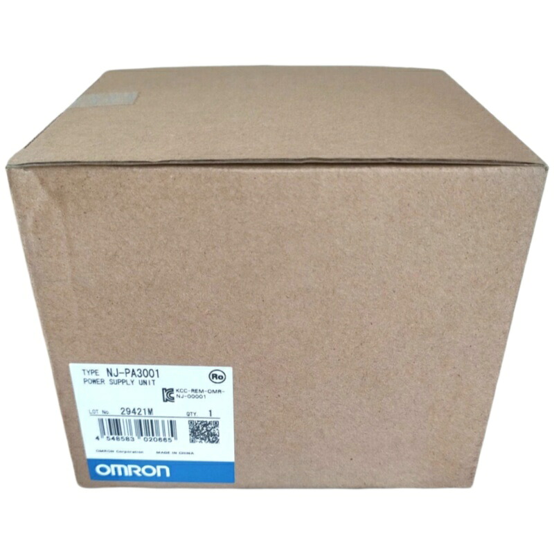新品★貨物輸送無料★OMRON 1パソコン オムロン 中央処理装置 社会的単位 NJ-PA3001 NJPA3001 ★1年引きうける