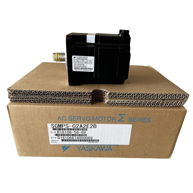 新品★貨物輸送無料★ YASKAWA/安川 サーボ原動機 SGMPS-02A2E2B★1年引きうける
