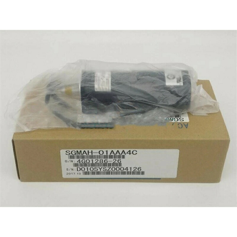 新品★貨物輸送無料★YASKAWA / 安川電機 SGMAH-01AAA4C サーボ原動機★1年引きうける