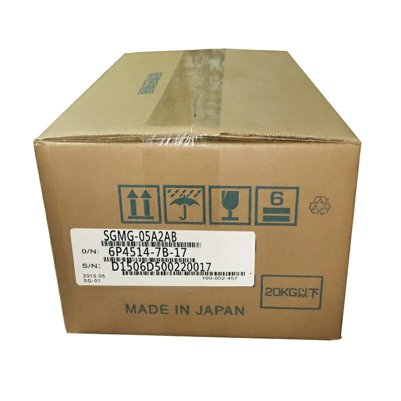 新品★貨物輸送無料★YASKAWA / 安川電機 SGMG-05A2AB サーボ原動機★1年引き請ける