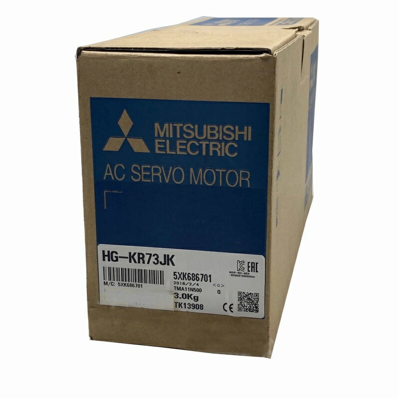 新品★貨物輸送無料★MITSUBISHI 三菱 HG-KR73JK サーボ原動機★1年引き請ける