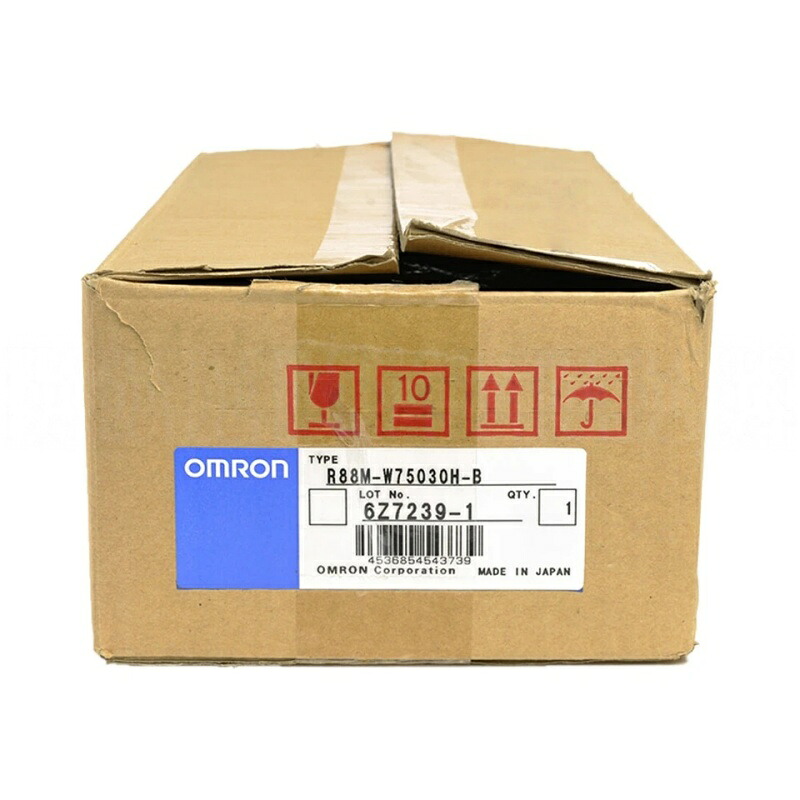 新品★貨物輸送無料★OMRON サーボ原動機 R88M-W75030H-B★1年引き受ける