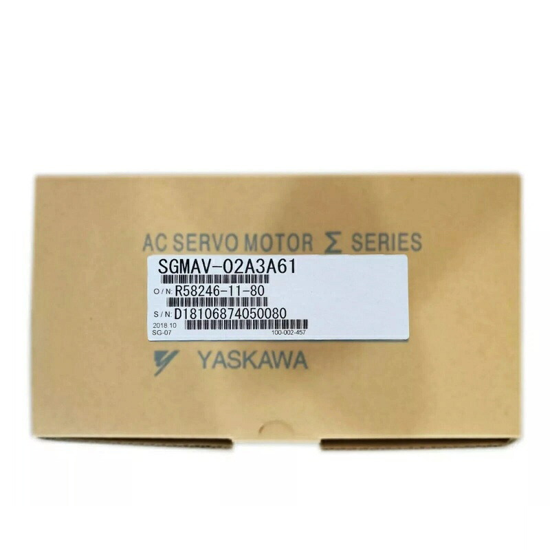 新品★貨物輸送無料★ YASKAWA サーボ原動機 SGMAV-02A3A61★1年引きうける