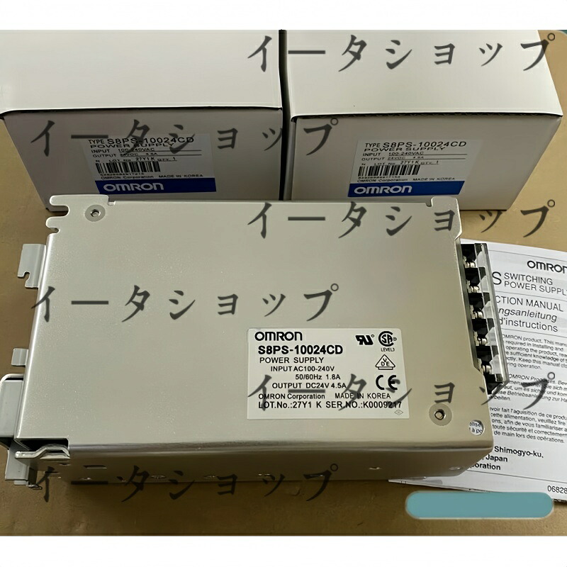 新品★貨物輸送無料★OMRON オムロン S8なおなお書き-10024CD 24VDC 4.5A 用 取り替えっこワット数★1年引き請ける
