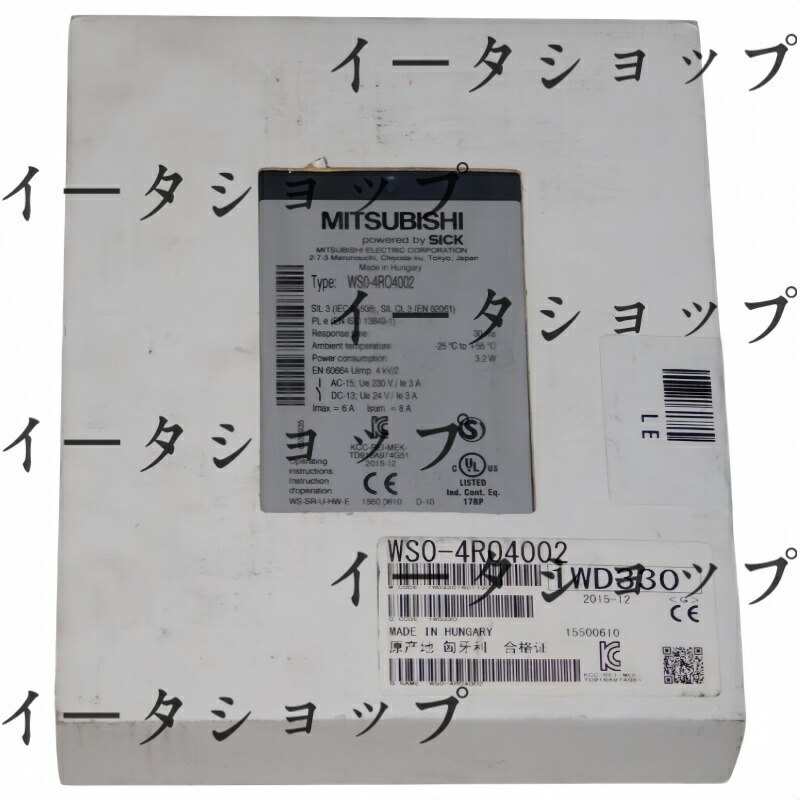 新品★貨物輸送無料★MITSUBISHI 三菱電機 WS0-4RO4002 安全性のある中継ぎ最終生産物社会的単位★1年引き請ける