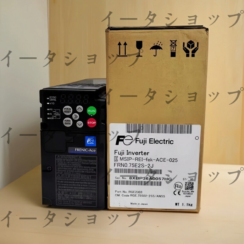 新品★送料無料★FUJI 富士電機 FRN0.75E2S-2J 0.75KW 220V FRN0006E2S-2GB 用インバーター★1年保証｜イータショップ