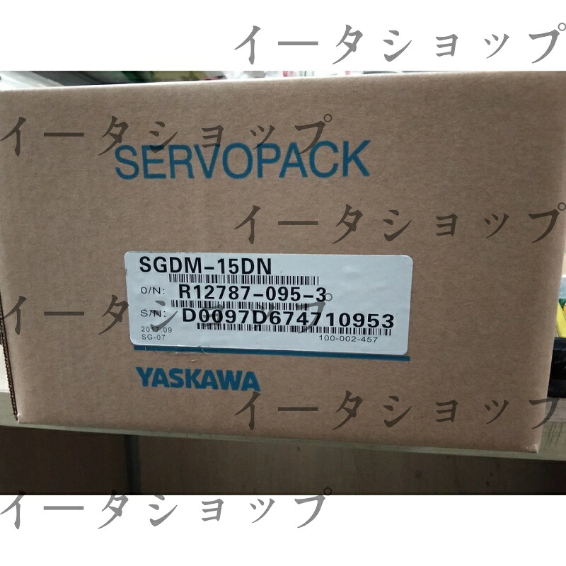 新品★送料無料★YASKAWA / 安川電機 サーボドライバー SGDM-15DN★1年保証｜イータショップ