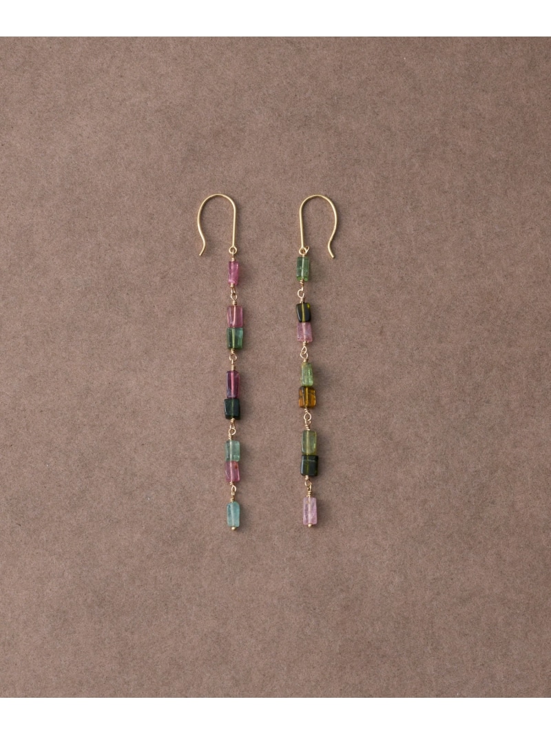 [インナージャーニー] K10YG マルチストーン ピアス ete bijoux エテ アクセサリー・腕時計 ピアス ゴールド【送料無料】[ Fashion]