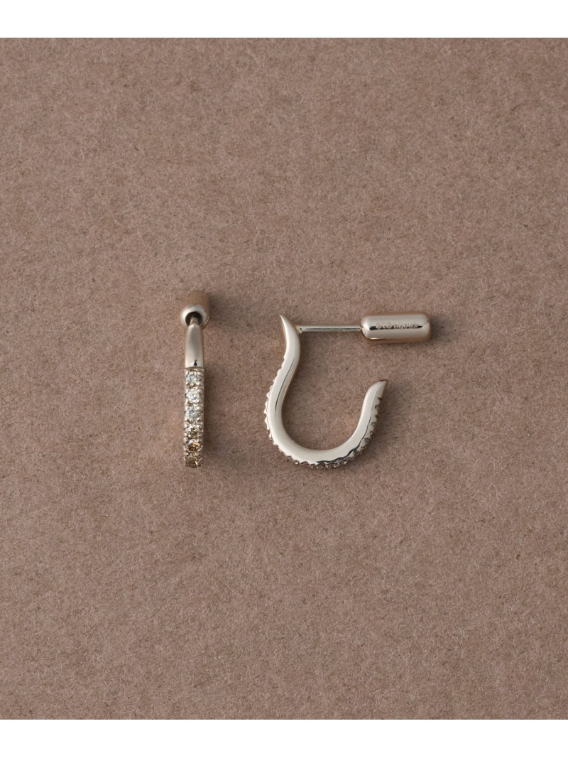 楽天市場】[ジェム] K18YG スカポライト ピアス ete bijoux エテ