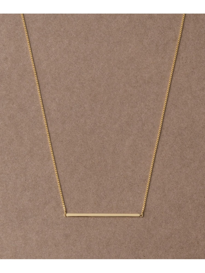 [ルーセント] K18YG プレート ネックレス ete bijoux エテ アクセサリー・腕時計 ネックレス イエロー【送料無料】[ Fashion]