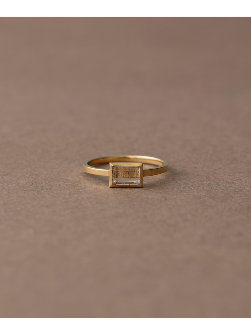 楽天市場】[ルーセント] K18YG ミディアム リング ete bijoux