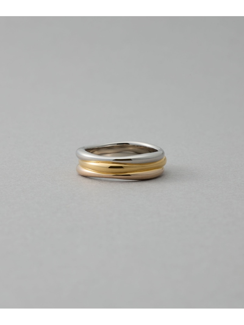 楽天市場】K10YG レイヤード ムーンストーン/ホワイトトパーズ