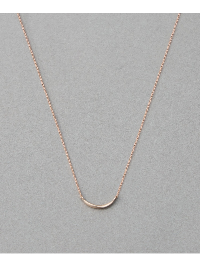 楽天市場】K10YG レイヤー クレセントムーン ネックレス ete エテ